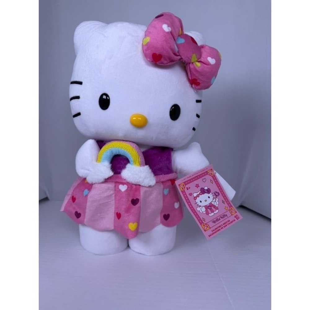 NWT -Hello‎ Kitty Valentine Greeter holding Rainbow - 2026